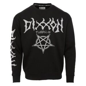 DIXXON Black Crewneck sweater Black size 2X